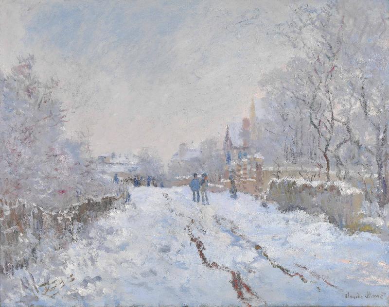 Claude Monet Snow at Argenteuil